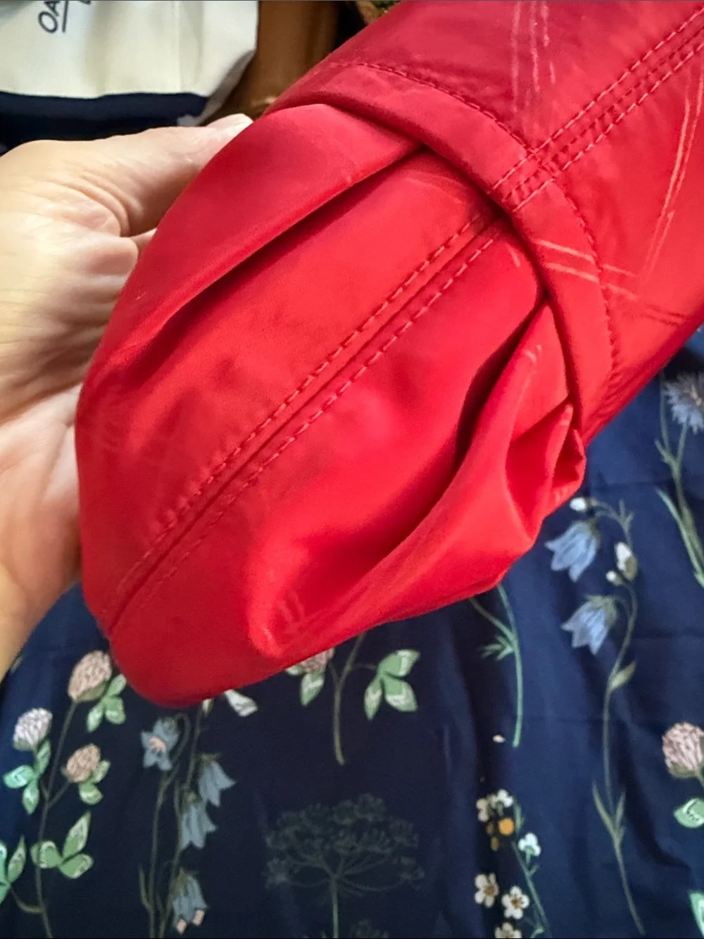 Vera Bradley Bright Red Quilted Tote